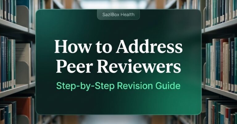 How to Address Peer Reviewers Revision Guide - SaziBox Health