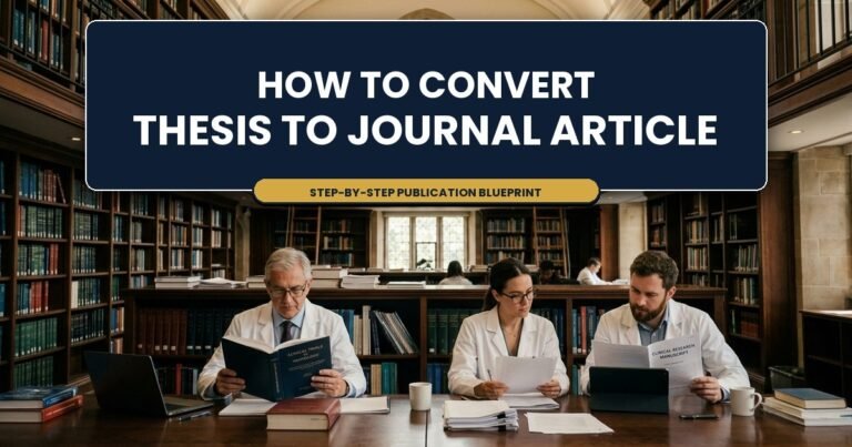 How to convert thesis to journal article: Step-by-step publication blueprint by SaziBox Health Research Hub